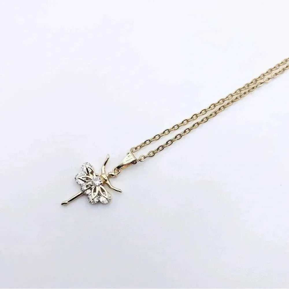 BALLET necklace | Gold plated | Dainty Necklace - Picture 3 of 9